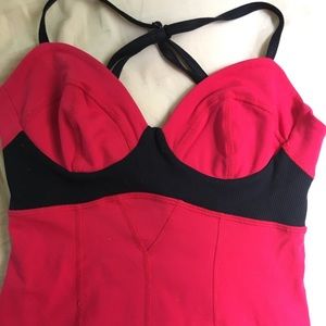 Bebe sexy red top